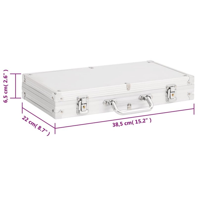 Image secondaire de vidaXL Jeu de jetons de Poker 300 pcs 4 g, Ensemble de Jeu de Poker, Jeu de Poker, Jeu de jetons, Jeu de Blackjack