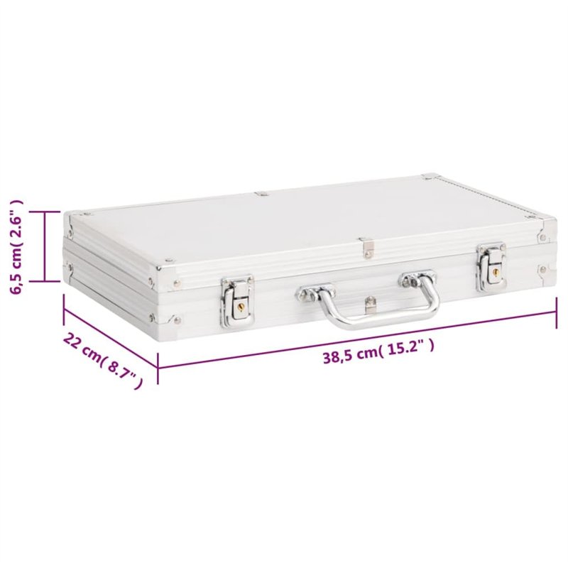 Image secondaire de vidaXL Jeu de jetons de Poker 300 pcs 11,5 g