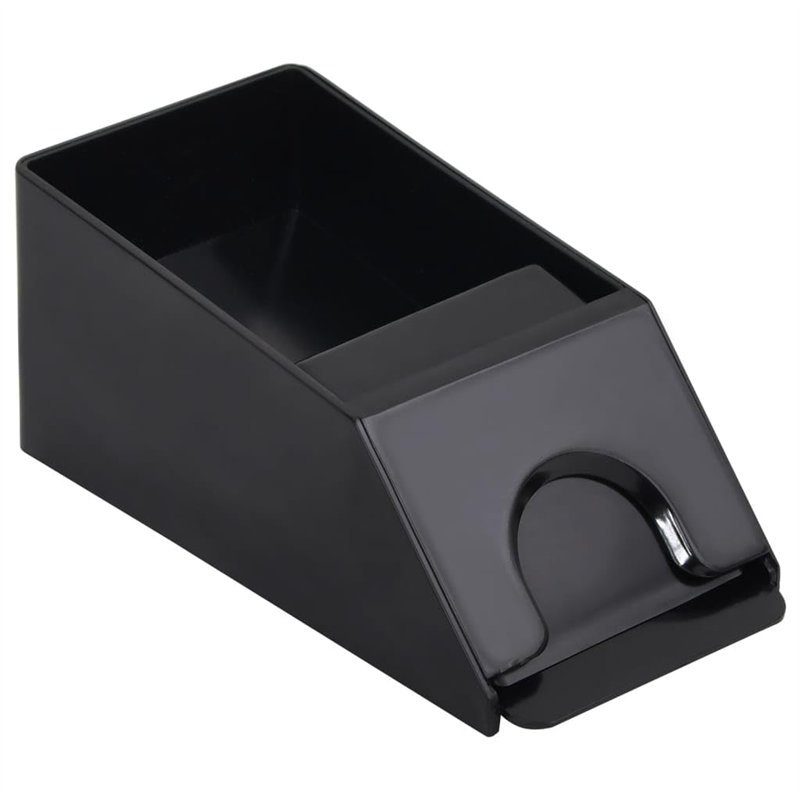 vidaXL Sabot de Cartes à Jouer Noir 2 Jeux, Sabot de Distribution de Cartes, Sabot de Distribution de Blackjack, Sabot de Croupi