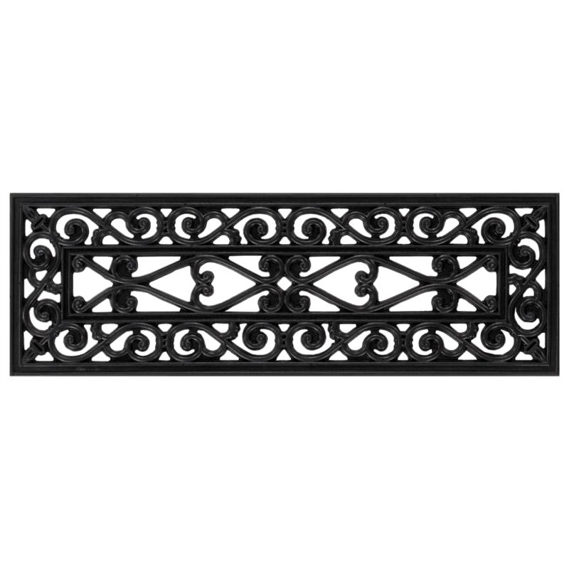 vidaXL Marches d'escalier 10 pcs 25x75 cm Caoutchouc
