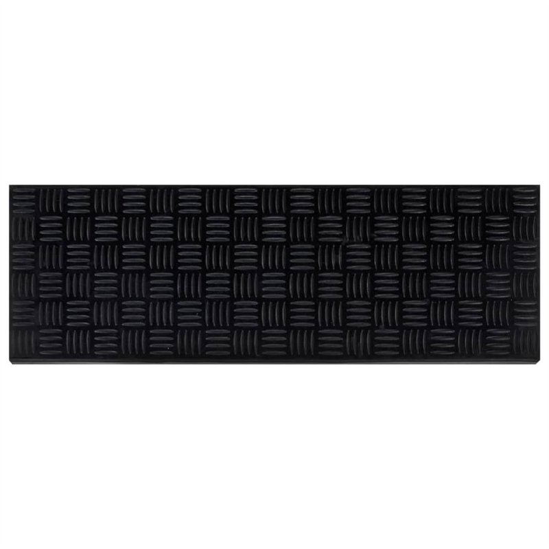 vidaXL Marches d'escalier 10 pcs 25x75 cm Caoutchouc