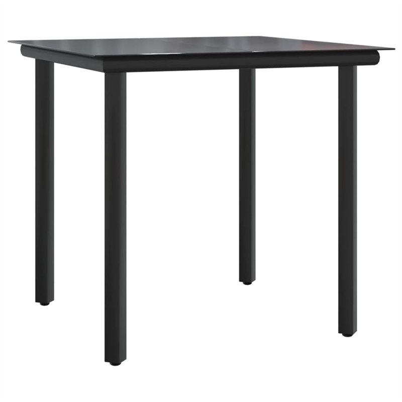 Image secondaire de vidaXL Ensemble à Manger de Jardin avec Coussins 3 pcs, Table et Chaises de Patio, Meubles d'Extérieur Terrasse, Moderne, Gris R