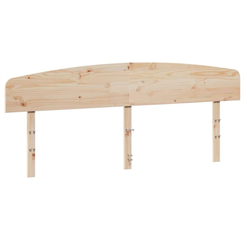 vidaXL Tête de Lit, Panneau de Lit avec Cadre en Bois, Accessoire de Lit, Meuble de Chambre à Coucher Maison, 180 cm Bois Massif