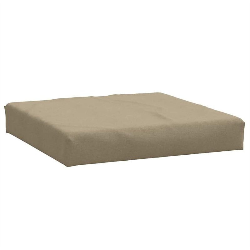vidaXL Coussin de Palette Taupe mélangé 60x60x9,5 cm Tissu, Coussin, Coussin de Chaise, Coussin de siège, Coussin d'extérieur, C