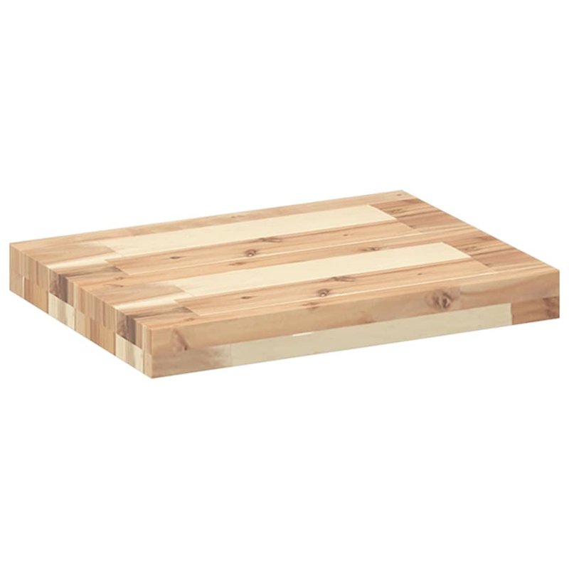 Image secondaire de vidaXL Étagères flottantes 2 pcs 40x30x4 cm Acacia Massif Non traité, étagère Murale, Planche d'étagère, étagère Murale de Salle