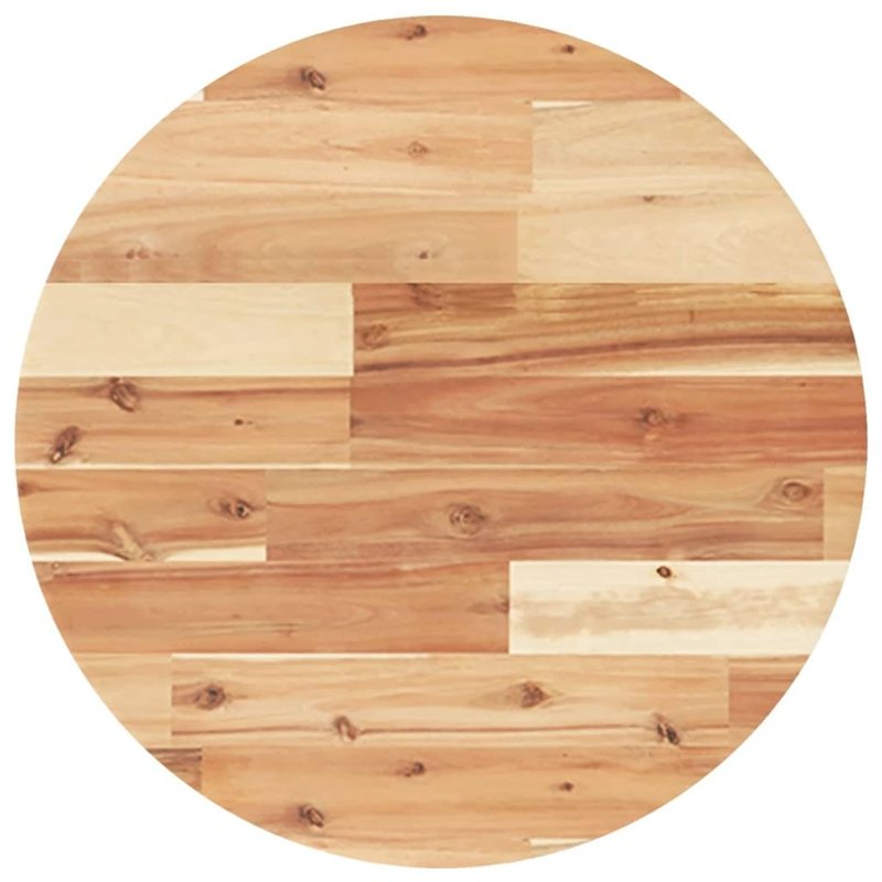 vidaXL Dessus de Table Rond Ø50x4 cm Bois Massif d'acacia
