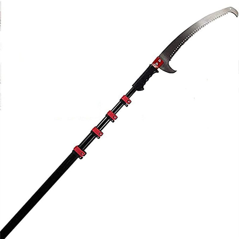 Scie À Perche Télescopique Professionnelle, Scie D'élagage Télescopique Extensible 24 Pieds / 7,2 M avec Lame De Scie De 36 Cm