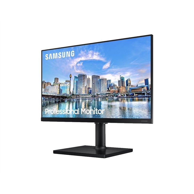Image secondaire de Samsung Ecran PC Professionnel 24'' Série T45F Noir, Dalle IPS, Full HD (1920x1080), HDMI, Display Port, USB, Pied Has et Foncti
