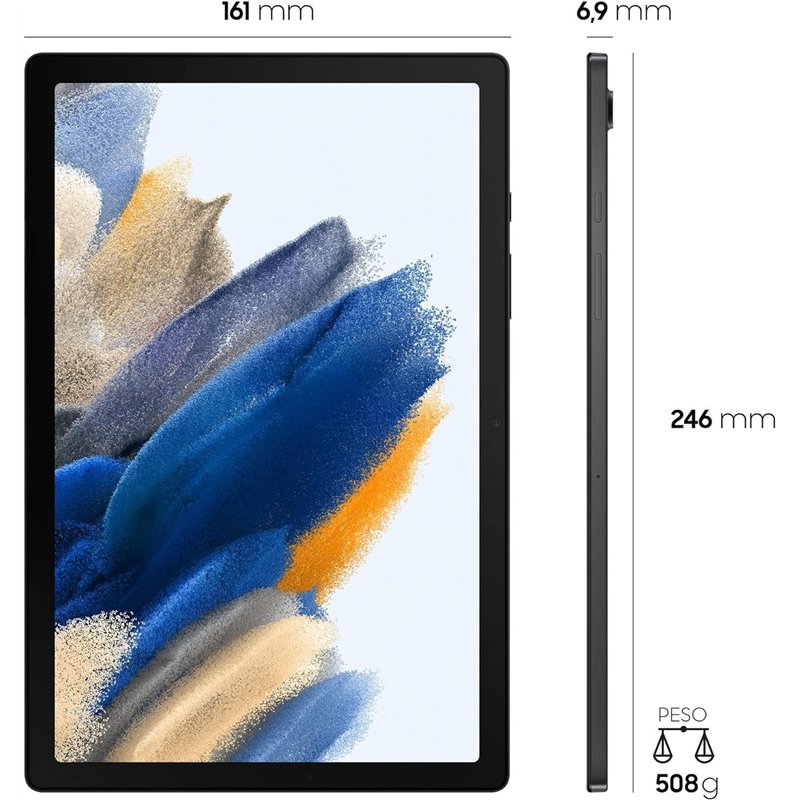Image secondaire de Samsung X200 Galaxy Tab A8 2021 (10.5'' - WiFi - 4/128GB) Gray