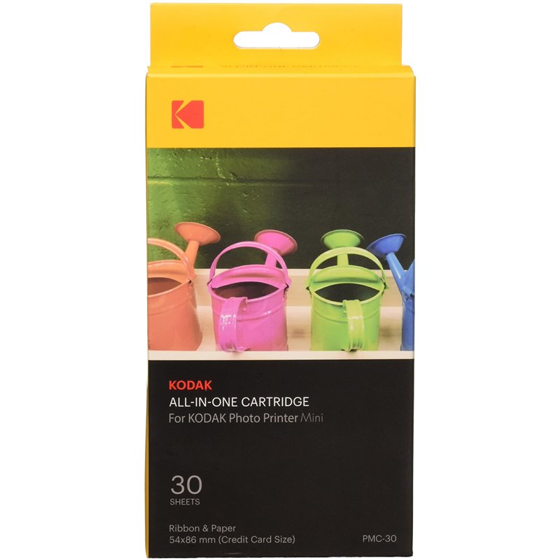 KODAK PMC - 30 Papier de Rechange pour Imprimante PM Blanc