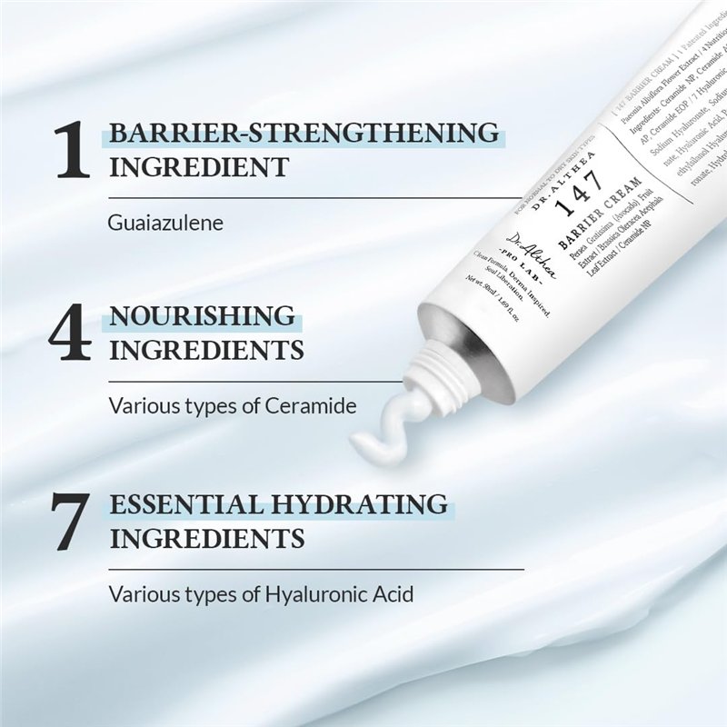 Image secondaire de Dr. Althea - 147 Barrier Cream - Crème barrière hydratante et apaisante 50 ml