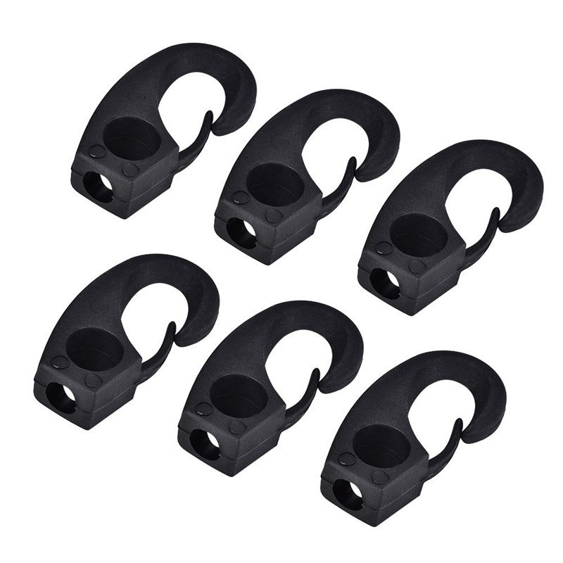 Image secondaire de Demeras Plastic Shock Bungee Corde Corde Crochet 6 PCS. Crochet de Choc d'arrimage en Nylon pour Accessoire de Bateau de canoë-K