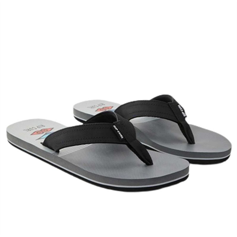 RIP CURL Homme Ripper + Sandales Bout Ouvert, Multicolore Black Grey, 40 EU
