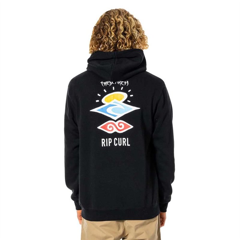 Image secondaire de Rip Curl Sweat à Capuche Search Icon Noir, Homme