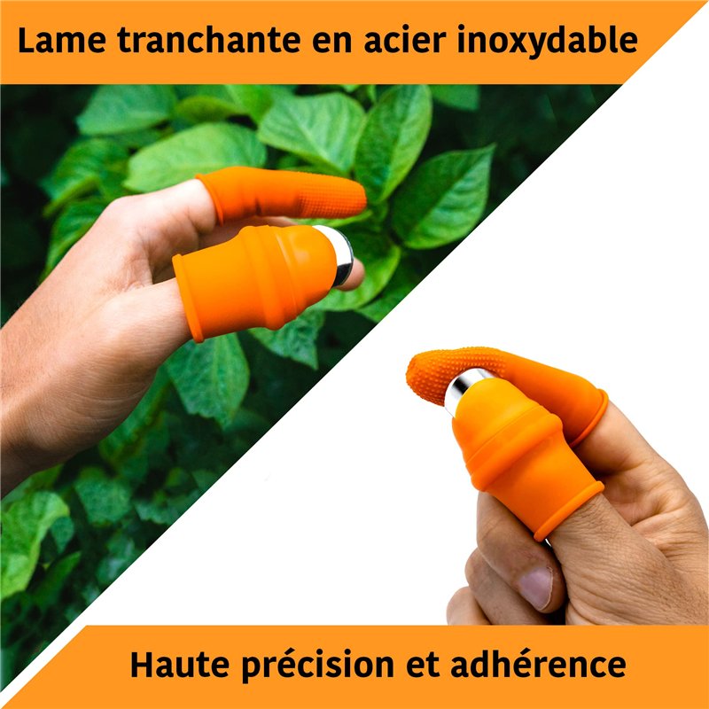 Image secondaire de Outils Jardinage pour Carré Potager et Jardin (Lot de 2) - Outillage de Jardin pour Couper les Legumes, Cisaille a Gazon - Acces