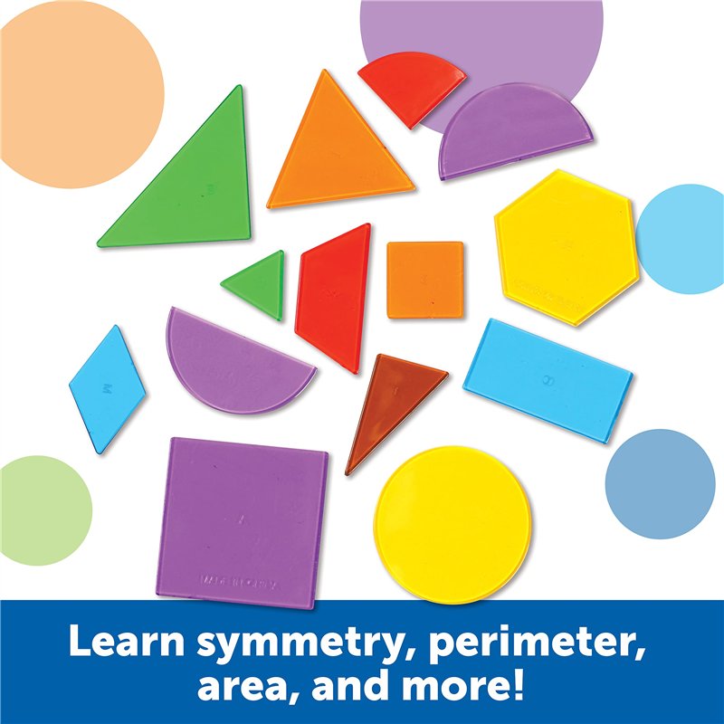 Image secondaire de Learning Resources Seau de Formes Transparentes