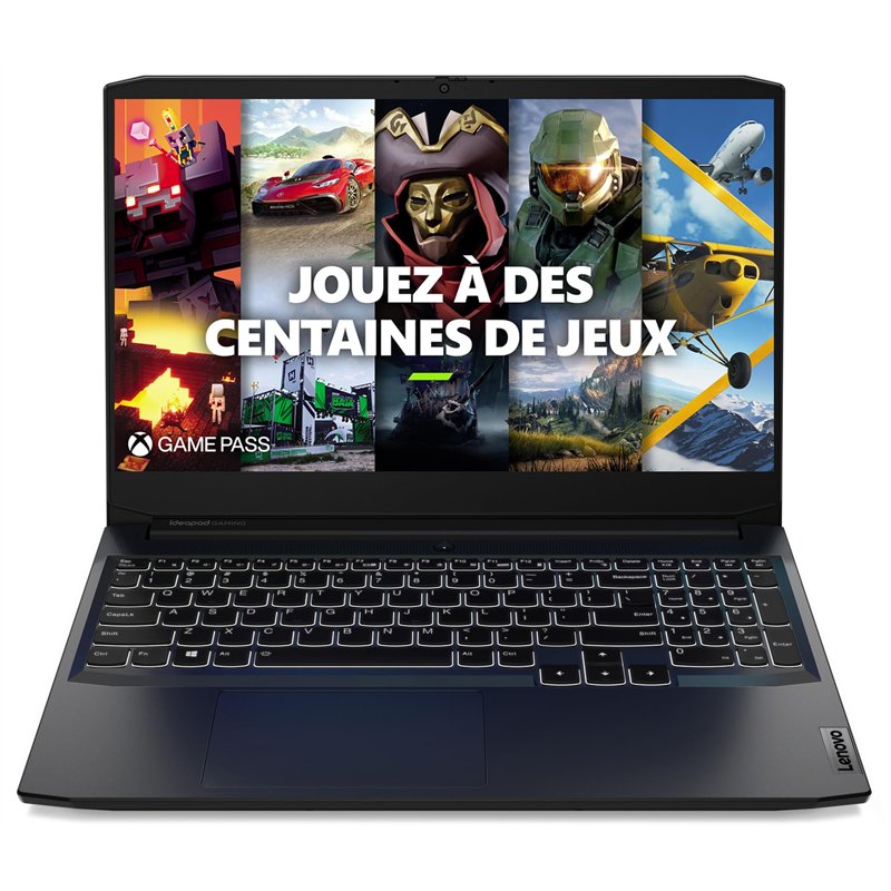 Lenovo IdeaPad Gaming 3 15IHU6 15.6'' FHD 120Hz - (Intel Core i5-11300H,RAM 16Go,512GB SSD Stockage,NVIDIA GeForce RTX 3050 Ti 4