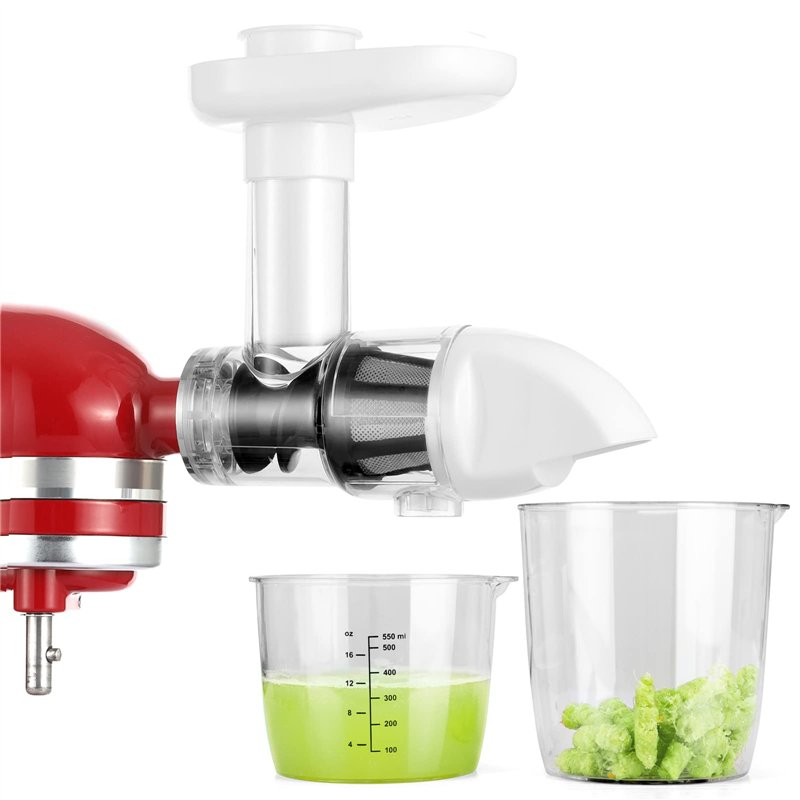 Gdrtwwh Presse-agrumes pour tous les mélangeurs KitchenAid - lent, accessoires presse-agrumes, à mâcher (blanc), GD500