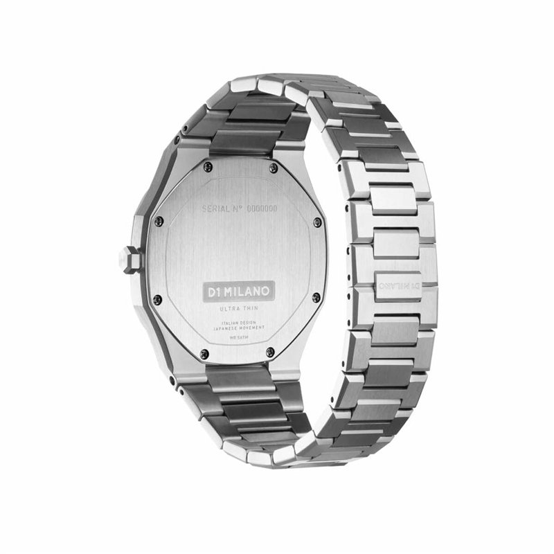 Image secondaire de Montre Homme D1 Milano ULTRA THIN BARN RED Noir Argenté (Ø 40 mm)