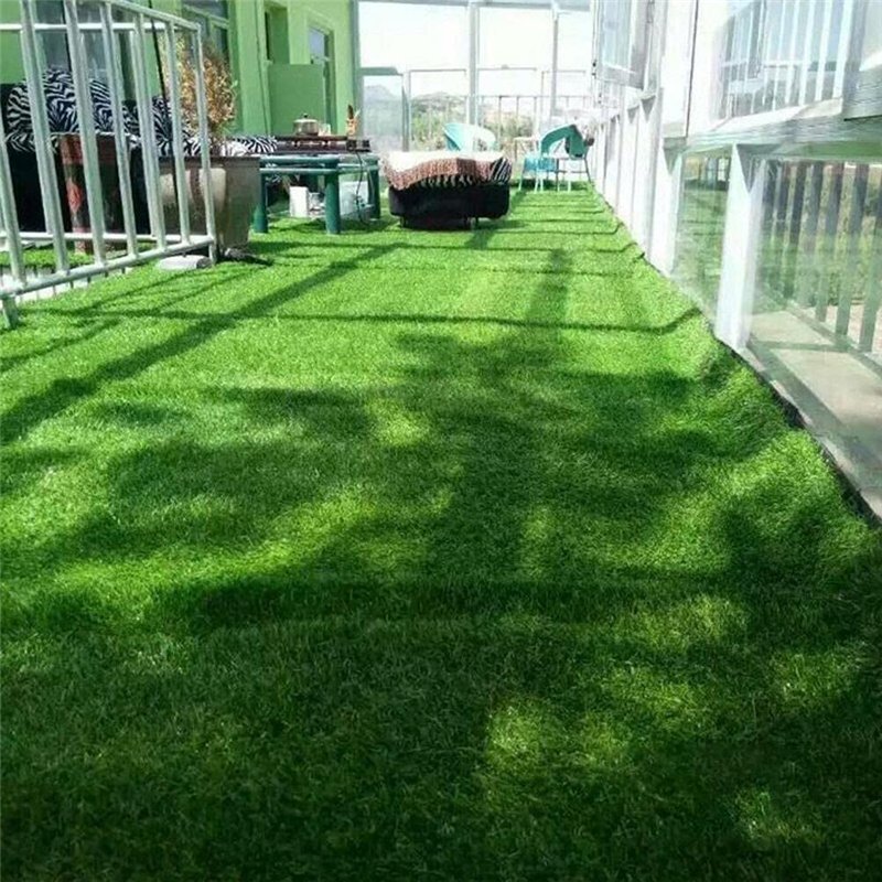 Image secondaire de BBABBT Rouleau de 1 m x 2 m - 15 mm - Gazon artificiel haute densité - Tapis d'entraînement en gazon synthétique - Décoration po