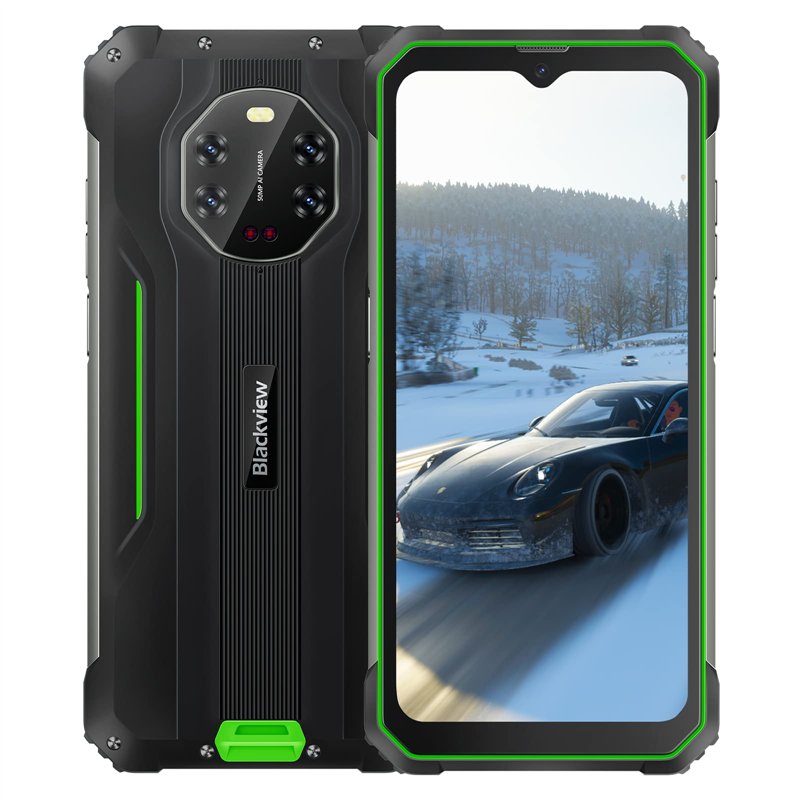 Blackview Smartphone Incassable BV8800, 6,58'' 90Hz FHD+, AI 50MP Quatre Caméras Vision Nocturne, Helio G96 8Go+128Go, Batterie