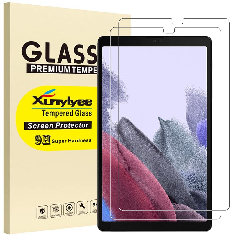 XunyLyee 2 Pièces, Verre Trempé pour Samsung Galaxy Tab A7 Lite 8.7