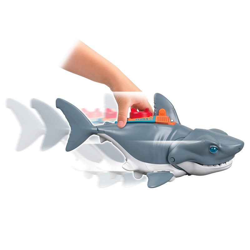 Fisher-Price Imaginext Requin Méga Mâchoire avec Figurine de Plongeur, Cage et Accessoires Inclus, Jouet pour Enfant de 3 à 8 An