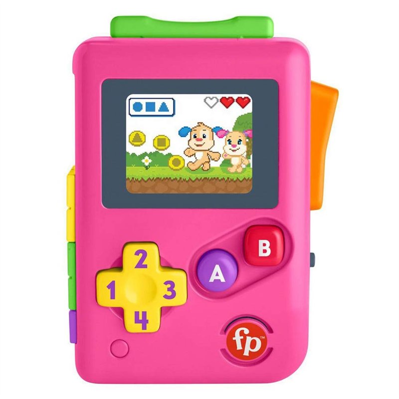 Fisher-Price Laugh & Learn Lil' Gamer - Pink Edition ~ Educational Activity Toy for Babies and Toddlers Inspired by Nintendo