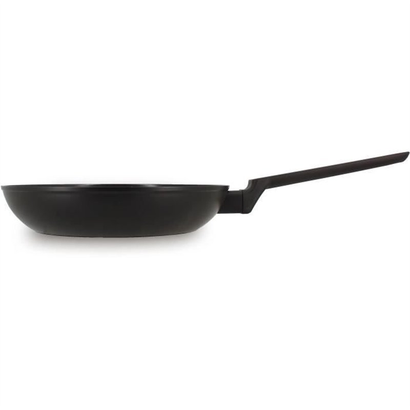 Poele - MENASTYL - 6020636 - En aluminium forgé - 24 cm - Noir - Tous feux dont induction