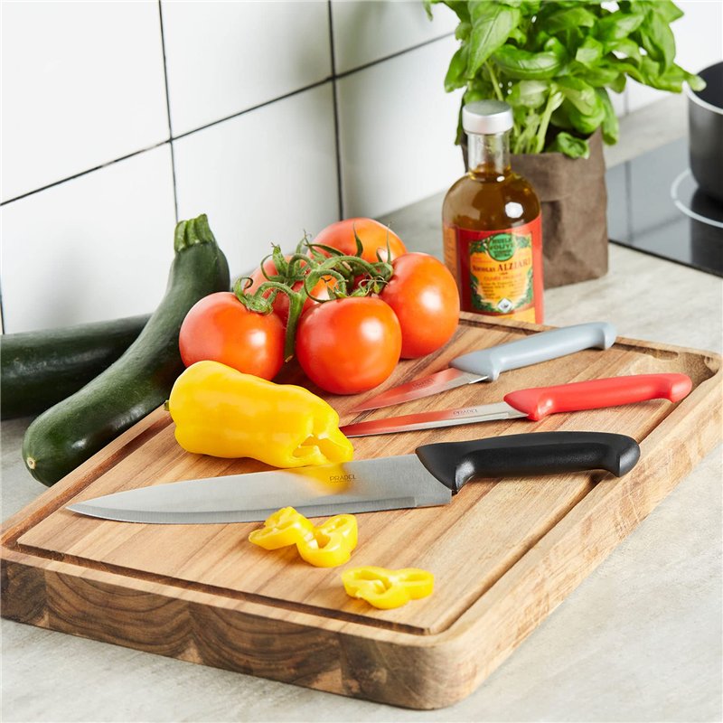Image secondaire de Gers Equipement Pradel Héritage, couteau cuisine, set de couteaux de cuisine, 3 pièces, couteau chef 20cm, couteau multi service