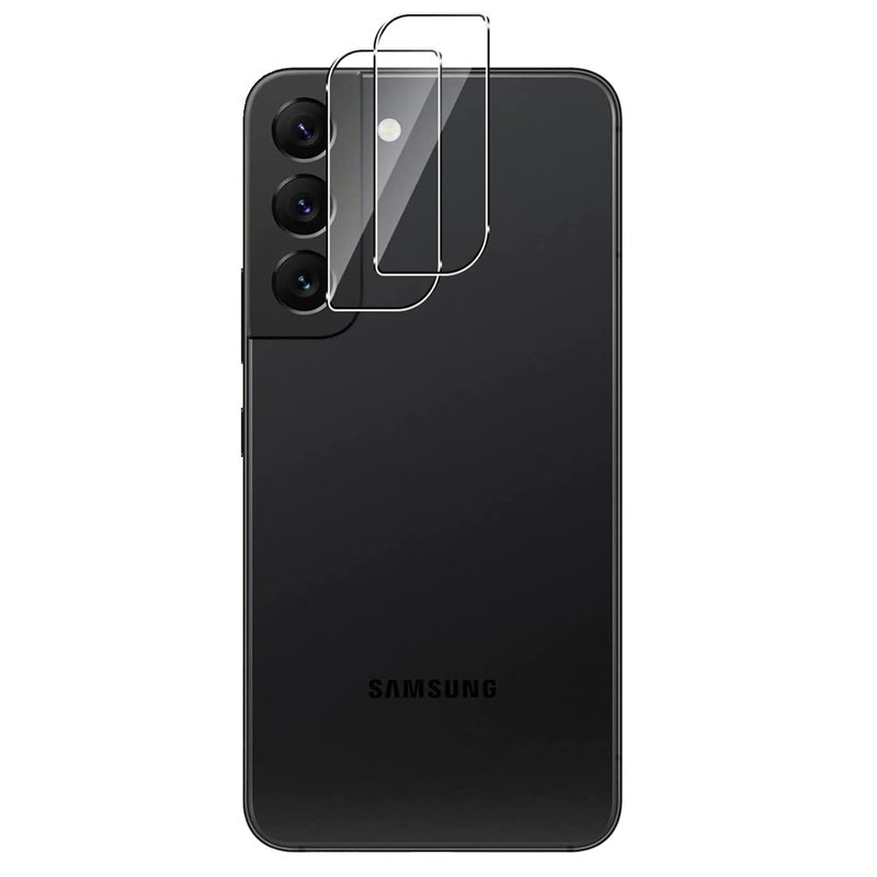PHONILLICO Protection Caméra pour Samsung Galaxy S22 5G / S22 PLUS 5G [Lot de 2] Verre Trempé Lentille Appareil Photo Arrière Fi
