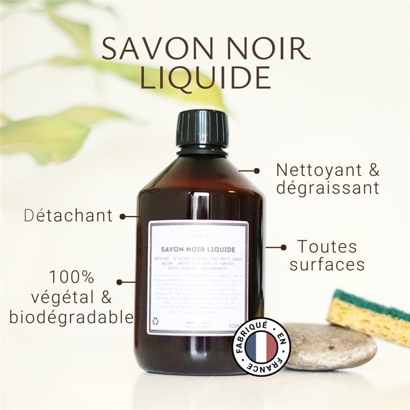 Image secondaire de MY COSMETIK - Savon noir liquide - Nettoyant naturel et écologique, idéal pour l’entretien de la maison et du jardin - Origine v