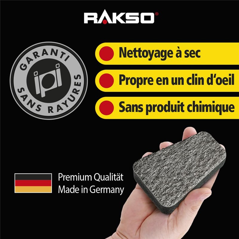Image secondaire de RAKSO Nettoyeur de four de cheminée - 4 nettoyeurs de vitres de cheminée, 2x2 pcs. - Nettoyeur de vitres de cheminée, Nettoyeur