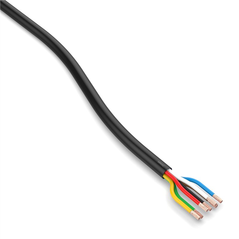 Image secondaire de Auprotec Câble de véhicule 5 m - 7 x 1,0 mm² - Câble rond 7 fils - Câble électrique FLRYY - Pour remorque de voiture