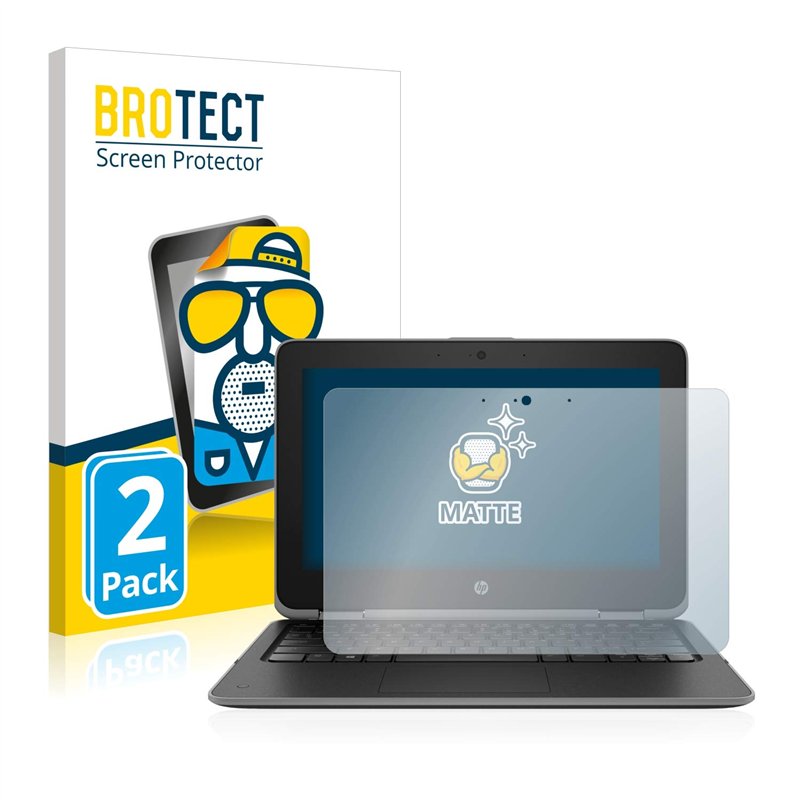brotect Protection Ecran Anti-Reflet pour HP ProBook x360 11 G3 (2 Pièces) - Film Mat