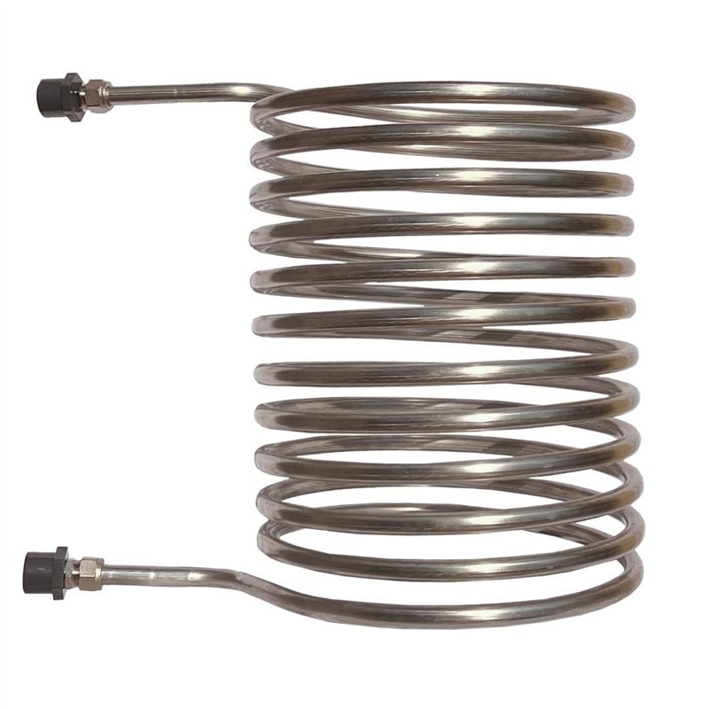 Firetwister® Basic Chauffage de Piscine avec feu,Ø 32/38 mm raccordement,Spirale de Chauffage,Spirale,échangeur de Chaleur,jusqu