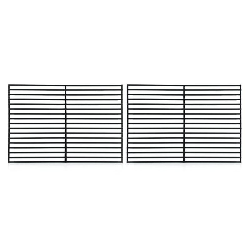 BBQ-Toro Lot de 2 grilles de barbecue en métal - 45 x 30,5 x 1 cm - Compatible avec fumoir à pellets PG2 - Massif et émaillé - P