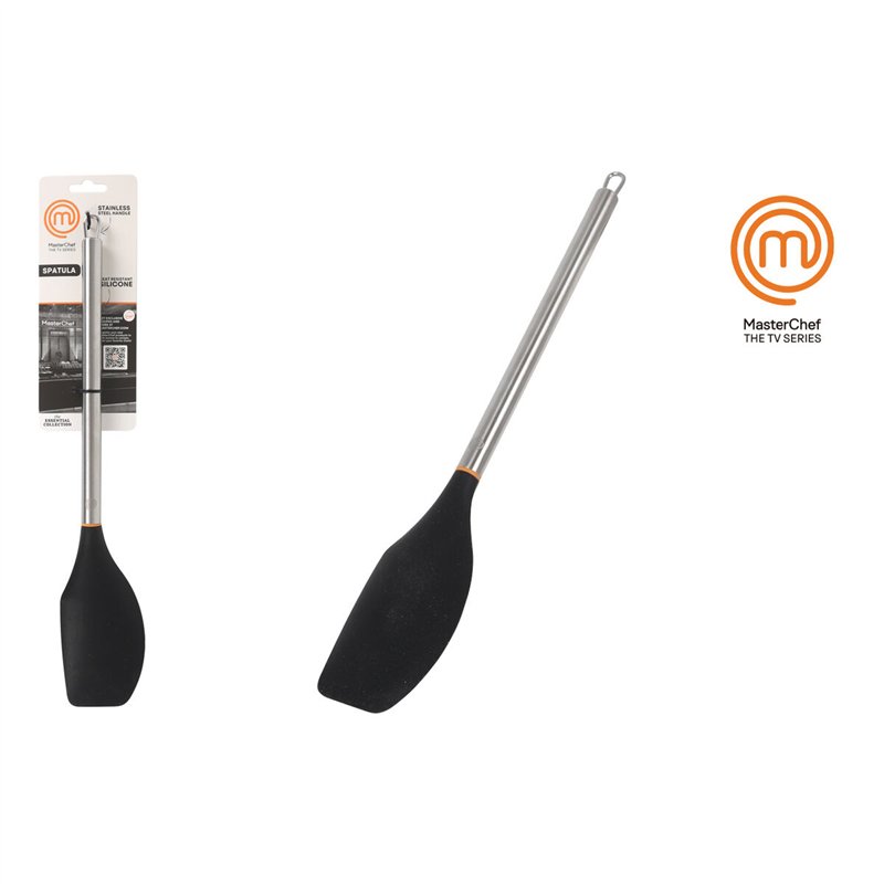 Image secondaire de Palette de cuisine MasterChef Silicone Acier inoxydable 34 cm (24 Unités)