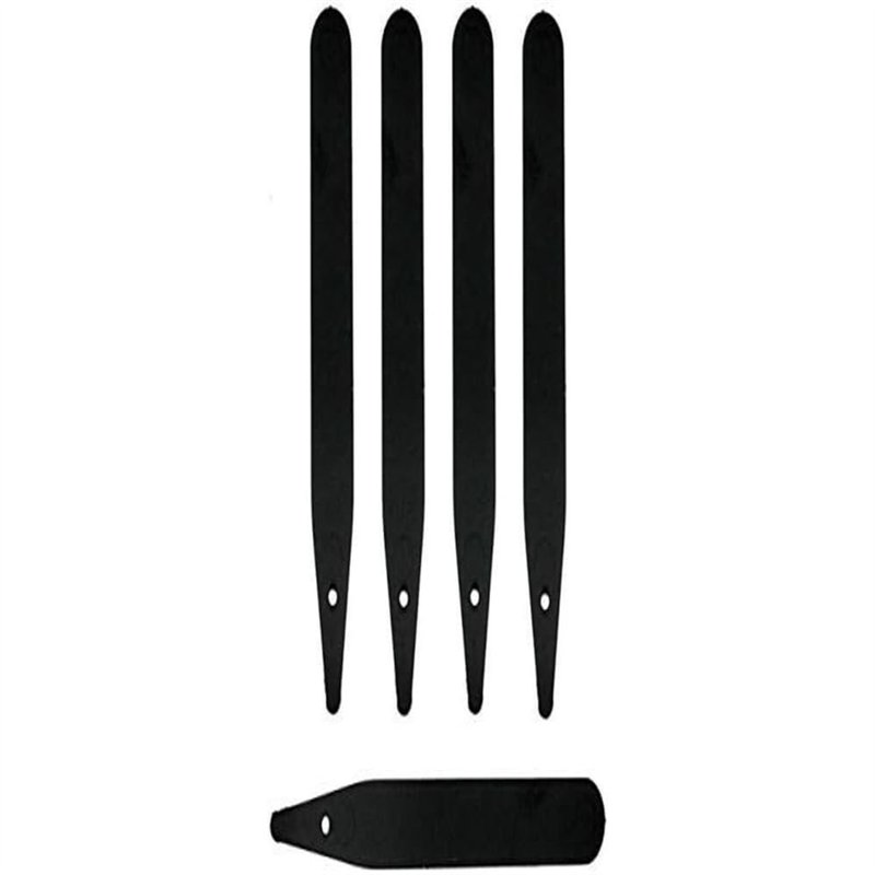 Merriway BH06780 Étiquettes pour plantes en plastique Noir 100 x 14 mm