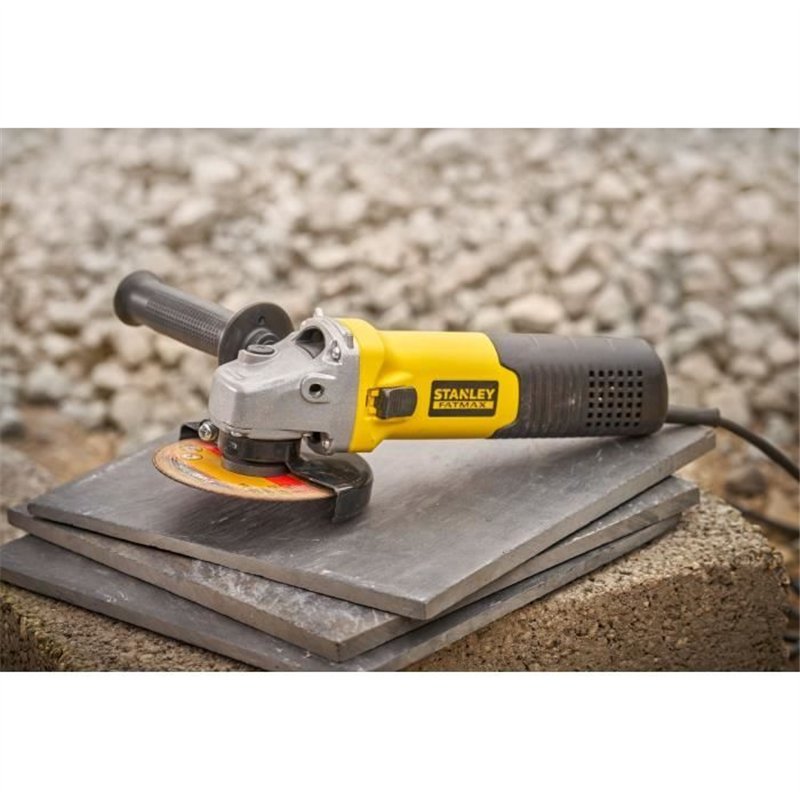 Image secondaire de Meuleuse 1 main 125mm - 1100W - Ø 125mm, 6 vitesses de 3000 a 11000 trs/min - STANLEY FATMAX, FMEG225VS-QS