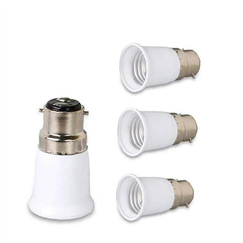 4piece B22 À E27 Adaptateur Douille De Lampe Stopping Ampoule À Vis Socket Support pour Ampoule LED Lampe Halogène Lumière