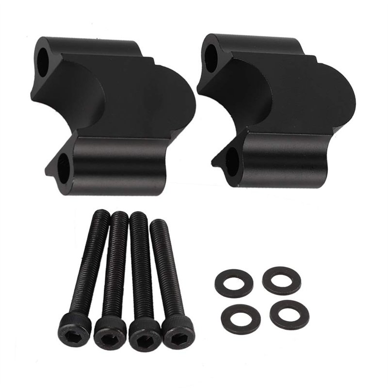 Universal Aluminum Alloy Handbar Riser,Paire de montants de guidon de moto Motorcycle Handbar Riser 7/8'' 22mm Motorcycle Handba