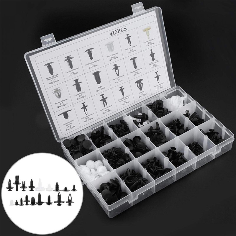 Image secondaire de Fixation de pare chocs, retenue de carrosserie Rivets de pare chocs avec retenue d'isolation de capot pour pièces de carrosserie