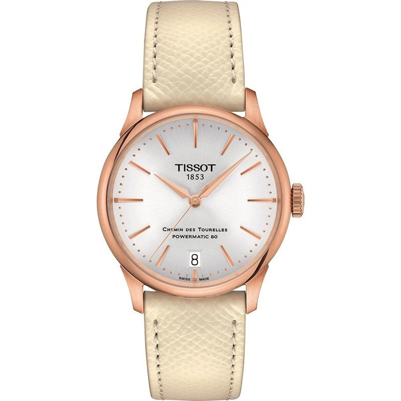 Montre Femme Tissot CHEMIN DES TOURELLES POWERMATIC 80 Doré (Ø 35 mm)
