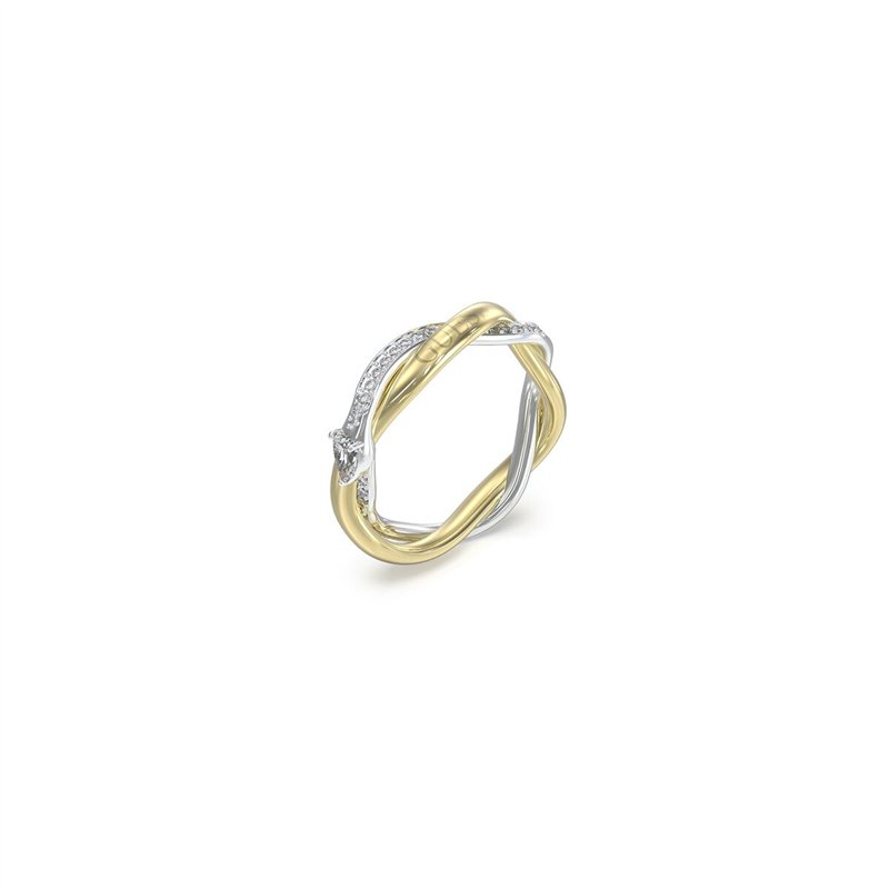 Bague Femme Guess JUBR05068JWYGRH56 16 Doré