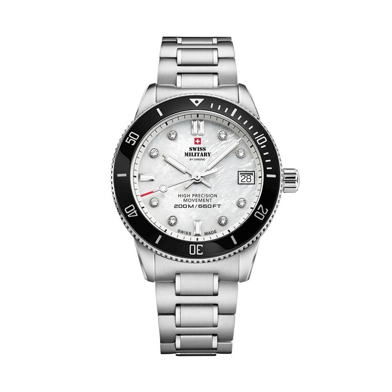 Montre Homme Swiss Military Chrono SM34089.03 Argenté