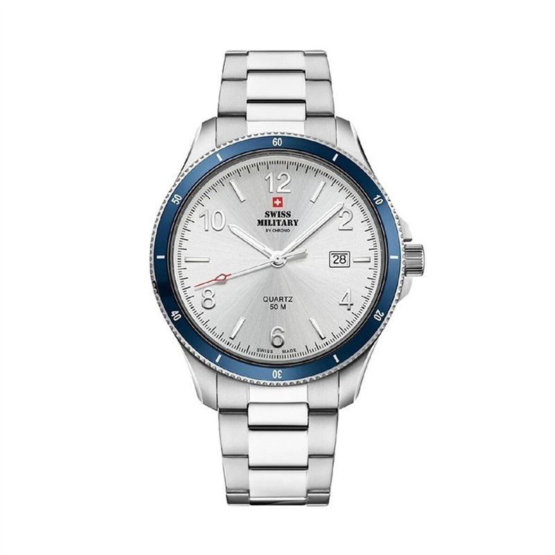 Montre Homme Swiss Military Chrono SM34096.02 Argenté