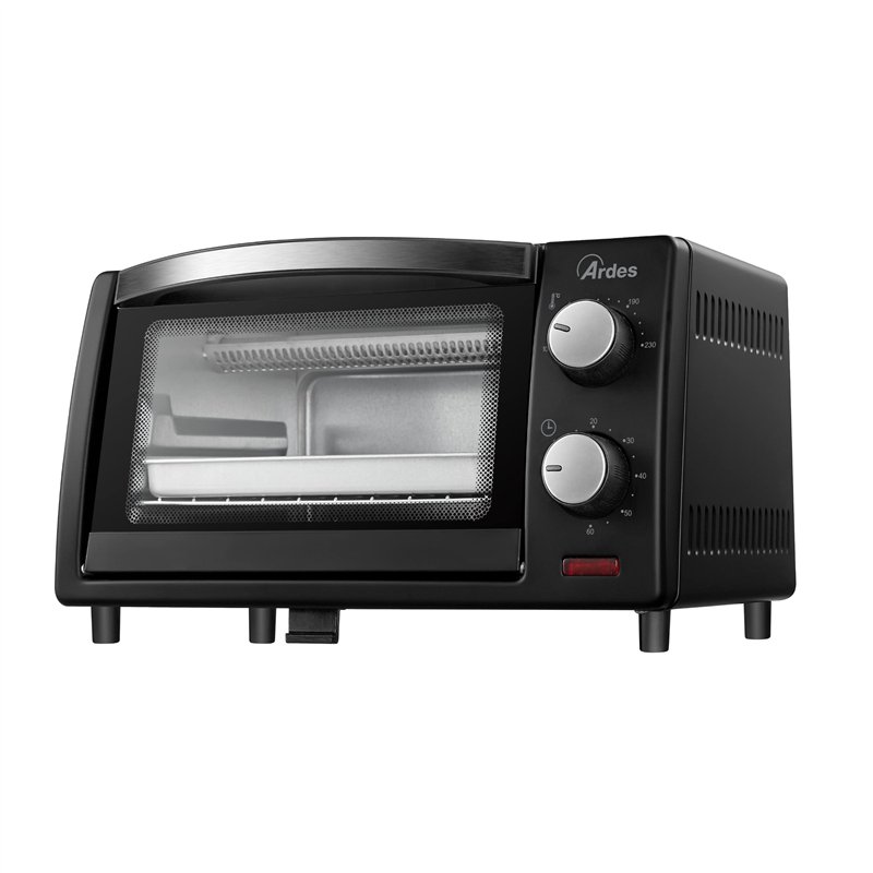 ARDES - AR6211B Four électrique d'une capacité de 10 litres avec éclairage interne Thermostat et minuterie réglables avec double
