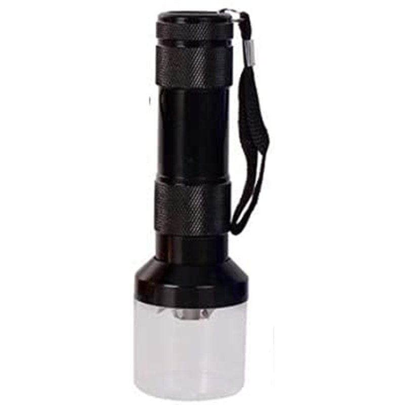 OUTLETISSIMO® Broyeur hachoir torche couleur noire hachoir à tabac en aluminium électrique
