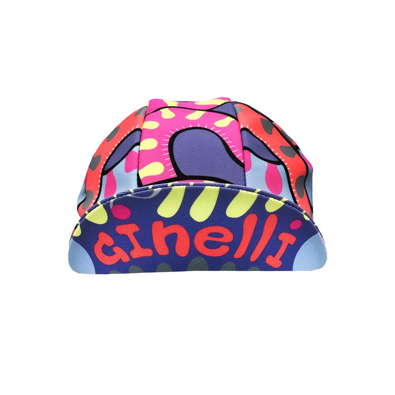 Image secondaire de Cinelli Elena Salmistraro Microrus Casquette de Cyclisme, Rose/Violet, Taille Unique Mixte